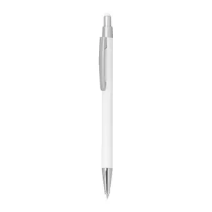 Metal ballpen with rubber coating and touch functi